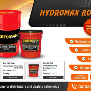 perfomah hydromax ro 68 – premium industrial hydraulic oil (iso vg 68)