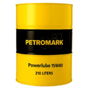 petromark powerlube 15w 40 – premium heavy duty diesel engine oil (210l drum)